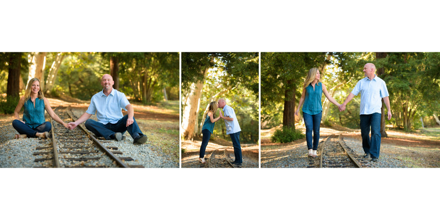 Vasona Park Engagement / Family Photos - Sarah and Steve - by Bay Area wedding photographer Chris Schmauch