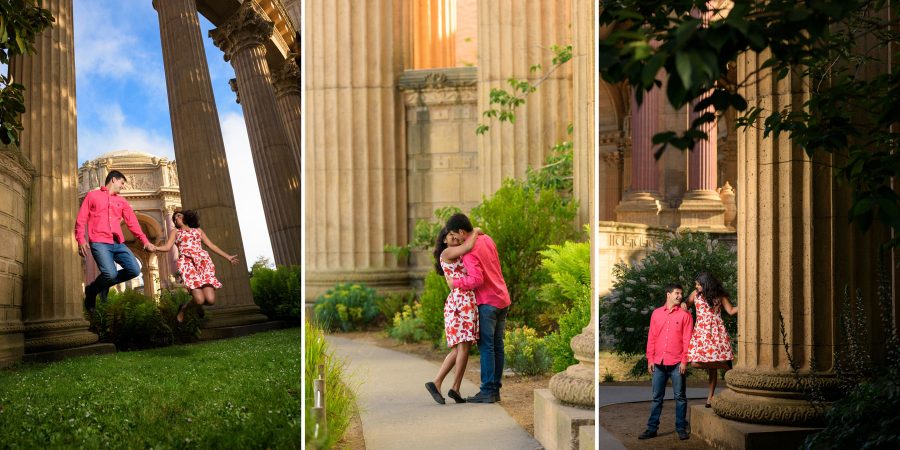 Palace of Fine Arts Engagement Photography - San Francisco - Astha and Chris - by Bay Area wedding photographer Chris Schmauch www.GoodEyePhotography.com