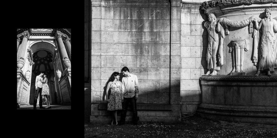 Palace of Fine Arts Engagement Photography - San Francisco - Astha and Chris - by Bay Area wedding photographer Chris Schmauch www.GoodEyePhotography.com