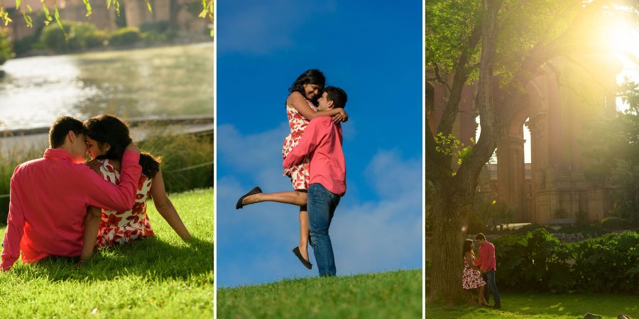 Palace of Fine Arts Engagement Photography - San Francisco - Astha and Chris - by Bay Area wedding photographer Chris Schmauch www.GoodEyePhotography.com