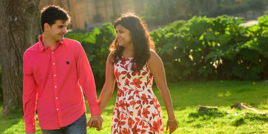 Palace of Fine Arts Engagement Photography - San Francisco - Astha and Chris - by Bay Area wedding photographer Chris Schmauch www.GoodEyePhotography.com