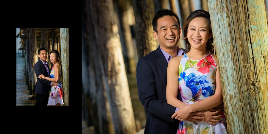 Capitola Beach and Natural Bridges Engagement Photos - Melody and Justin - by Bay Area wedding photographer Chris Schmauch