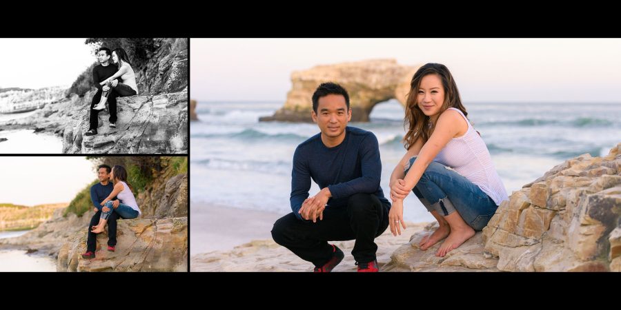 Capitola Beach and Natural Bridges Engagement Photos - Melody and Justin - by Bay Area wedding photographer Chris Schmauch