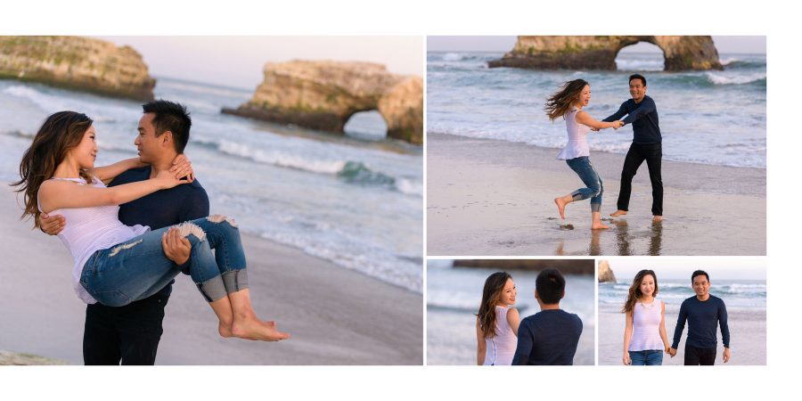 Capitola Beach and Natural Bridges Engagement Photos - Melody and Justin - by Bay Area wedding photographer Chris Schmauch