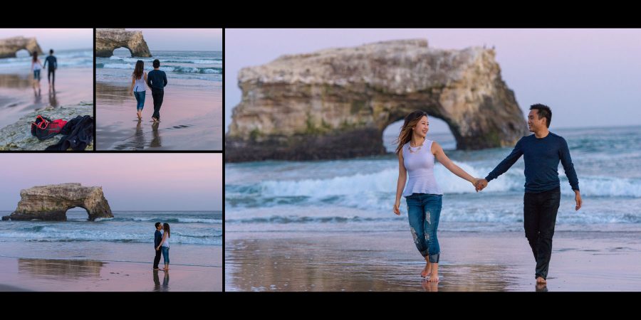 Capitola Beach and Natural Bridges Engagement Photos - Melody and Justin - by Bay Area wedding photographer Chris Schmauch