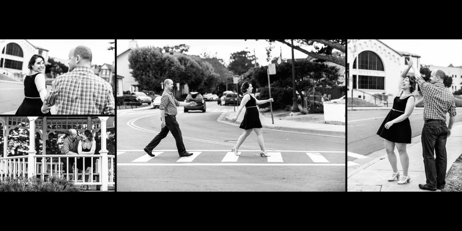 Pacific Grove Public Library engagement photos - Lovers Point - Hannah and Graham - by Bay Area wedding photographer Chris Schmauch