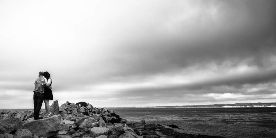 Pacific Grove Public Library engagement photos - Lovers Point - Hannah and Graham - by Bay Area wedding photographer Chris Schmauch