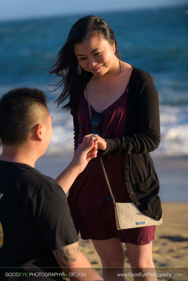 Proposal / Engagement Photography at Panther Beach in Santa Cruz, California