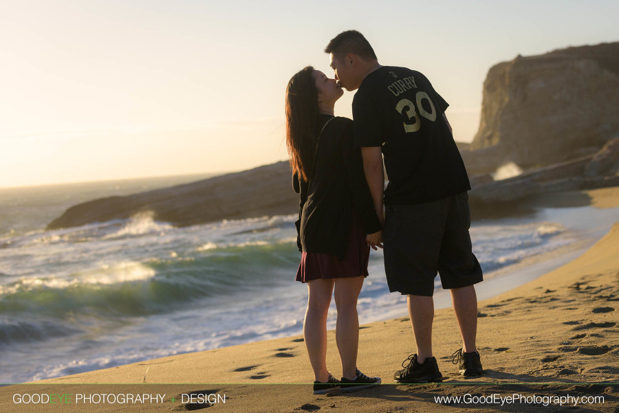 Proposal / Engagement Photography at Panther Beach in Santa Cruz, California