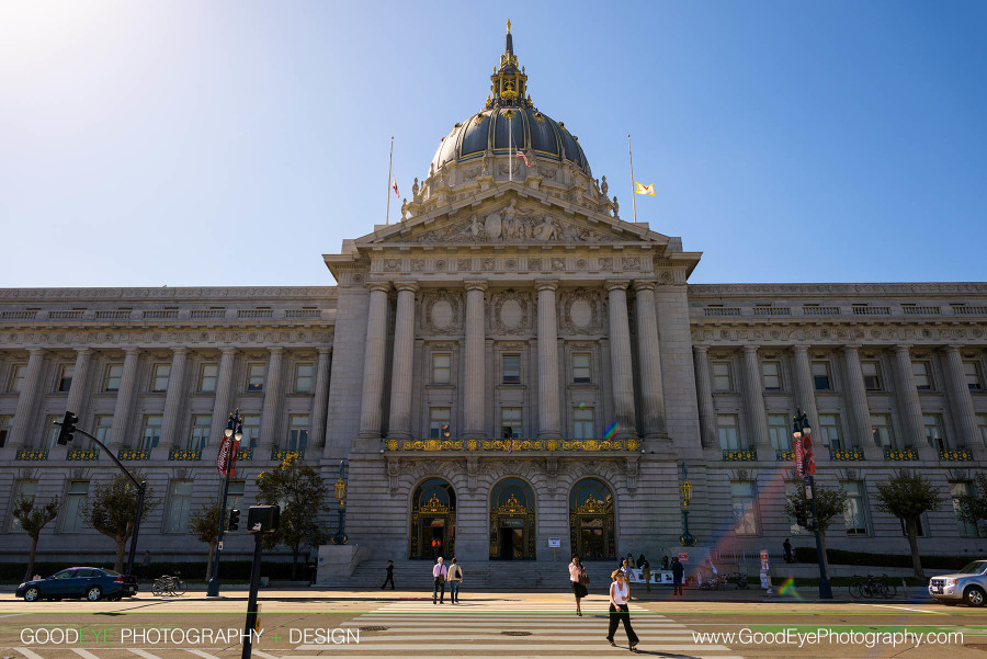 Engagement Photos at San Francisco City Hall - Jamie and Will - by Bay Area wedding photographer Chris Schmauch