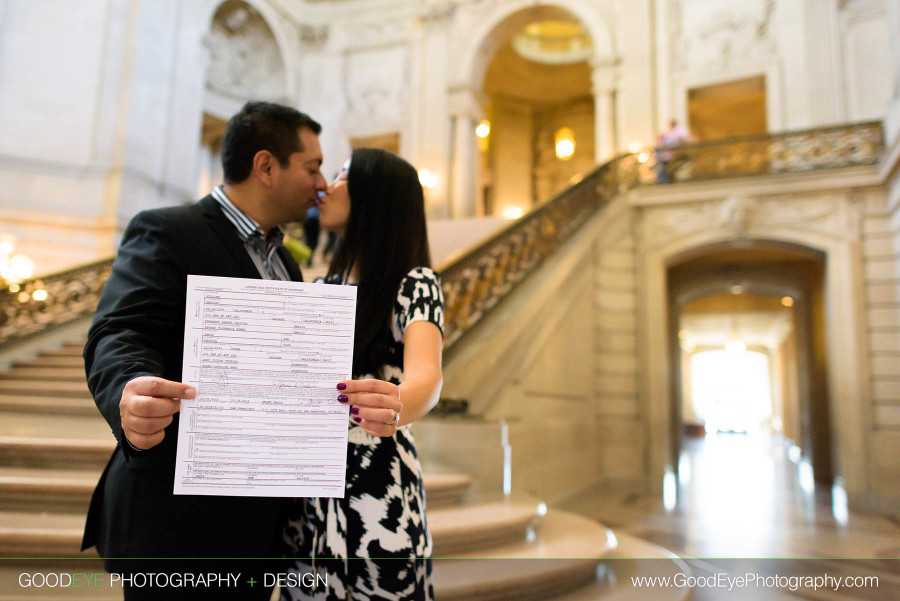 Engagement Photos at San Francisco City Hall - Jamie and Will - by Bay Area wedding photographer Chris Schmauch