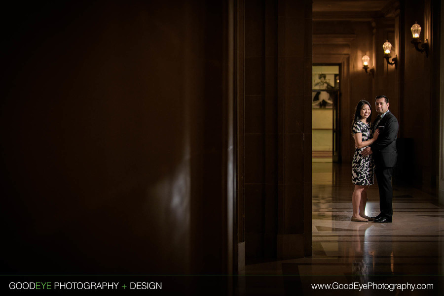 Engagement Photos at San Francisco City Hall - Jamie and Will - by Bay Area wedding photographer Chris Schmauch