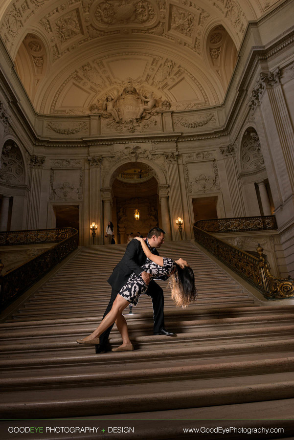 Engagement Photos at San Francisco City Hall - Jamie and Will - by Bay Area wedding photographer Chris Schmauch