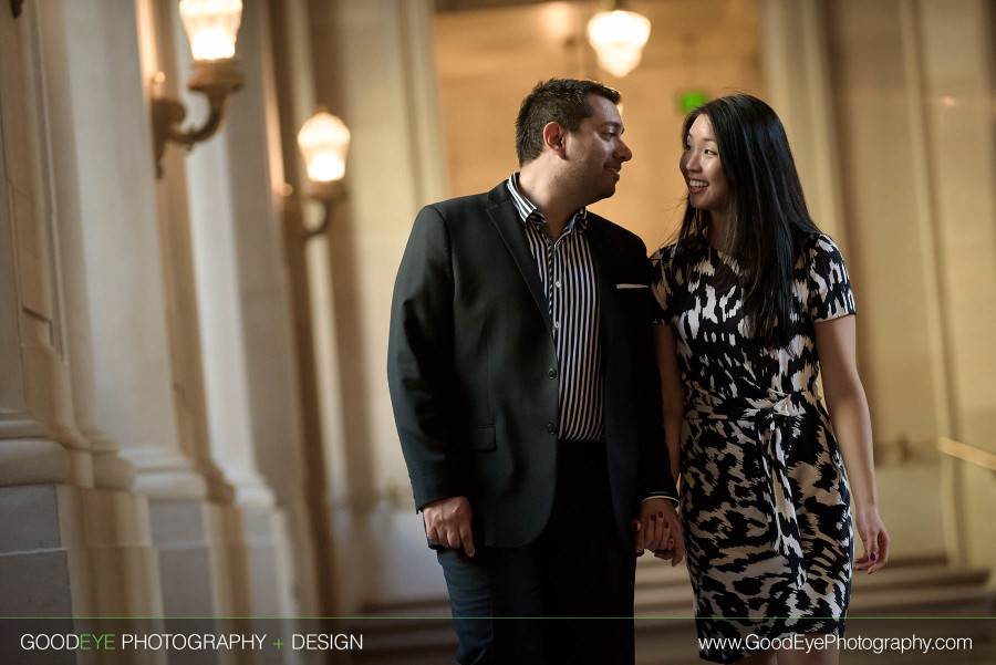 Engagement Photos at San Francisco City Hall - Jamie and Will - by Bay Area wedding photographer Chris Schmauch