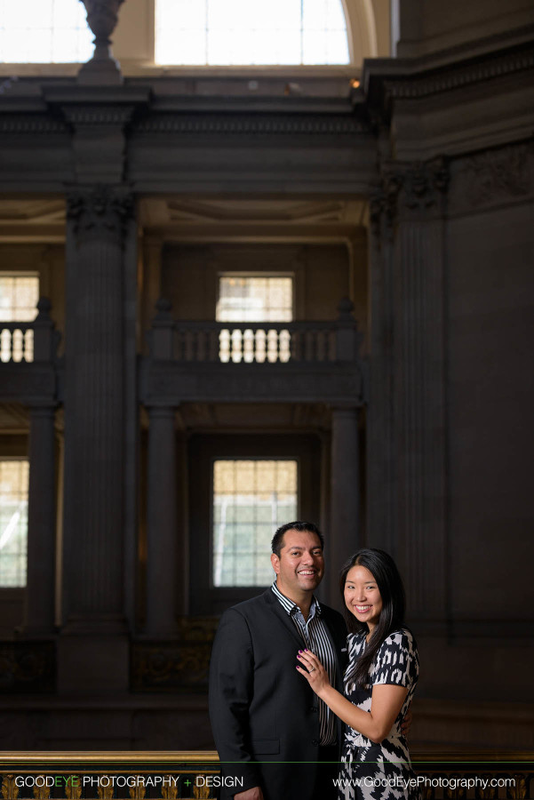 Engagement Photos at San Francisco City Hall - Jamie and Will - by Bay Area wedding photographer Chris Schmauch