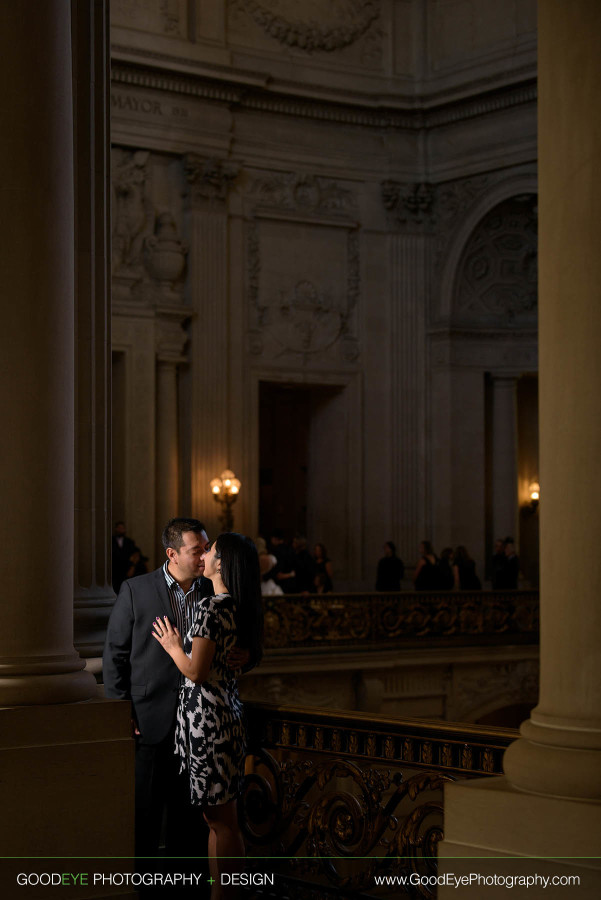 Engagement Photos at San Francisco City Hall - Jamie and Will - by Bay Area wedding photographer Chris Schmauch