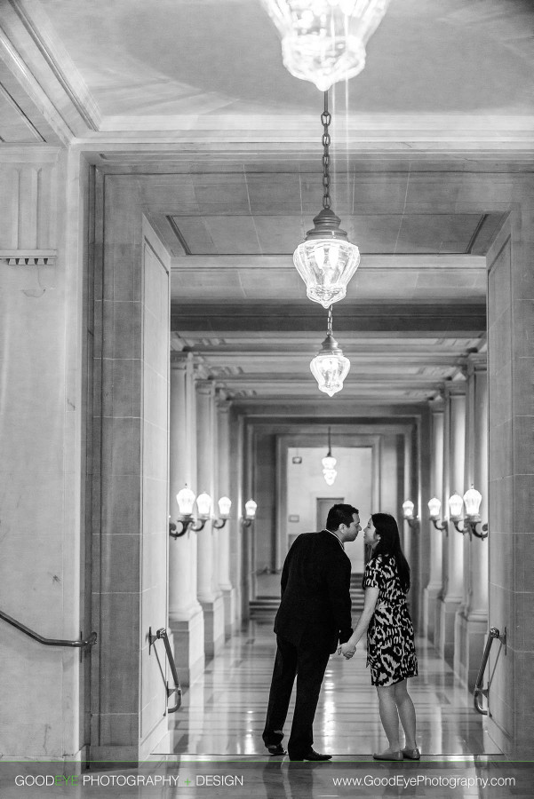 Engagement Photos at San Francisco City Hall - Jamie and Will - by Bay Area wedding photographer Chris Schmauch