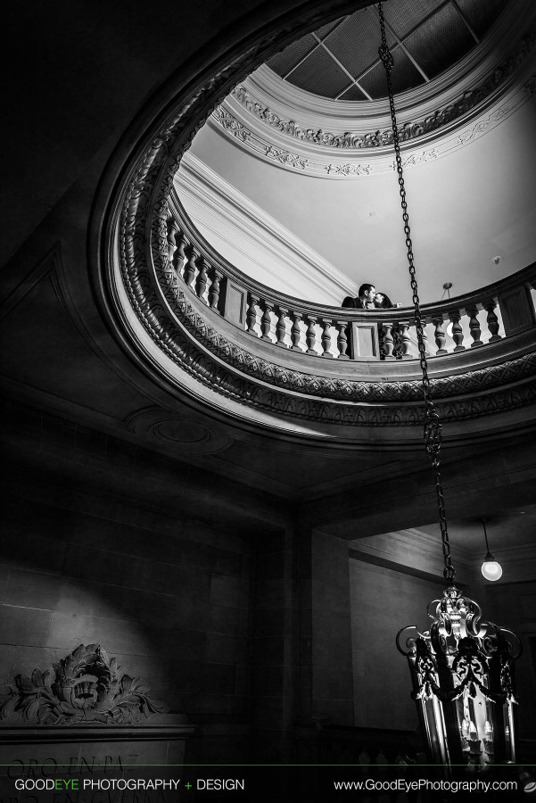 Engagement Photos at San Francisco City Hall - Jamie and Will - by Bay Area wedding photographer Chris Schmauch