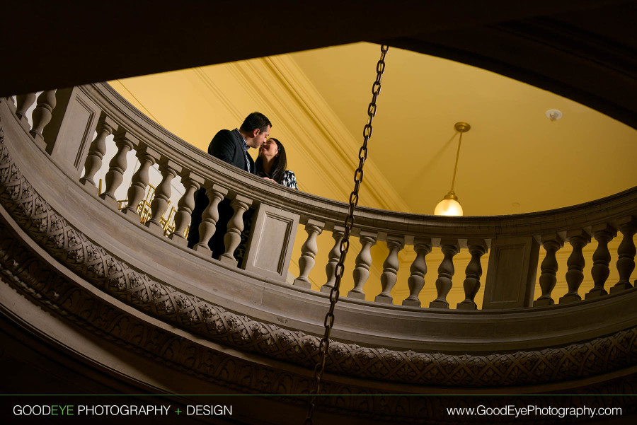 Engagement Photos at San Francisco City Hall - Jamie and Will - by Bay Area wedding photographer Chris Schmauch