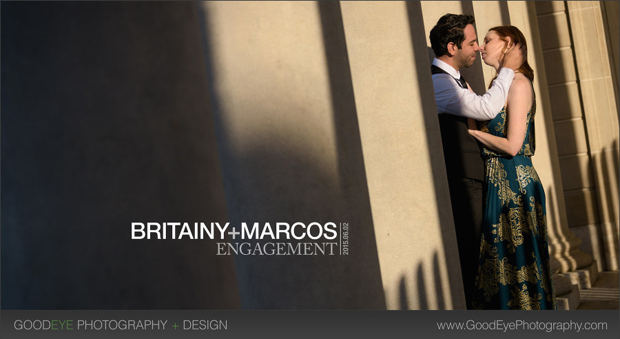 Legion of Honor engagement photos - San Francisco - Britainy and Marcos - photos by Bay Area wedding photographer Chris Schmauch