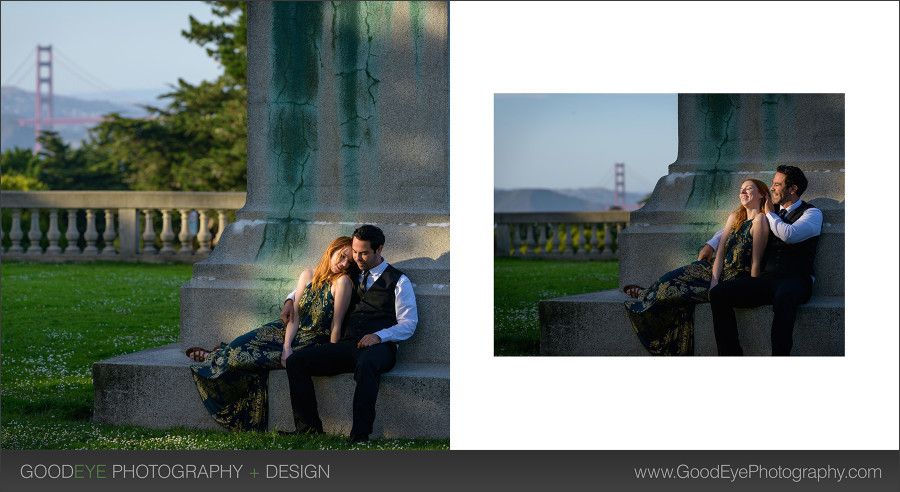 Legion of Honor engagement photos - San Francisco - Britainy and Marcos - photos by Bay Area wedding photographer Chris Schmauch