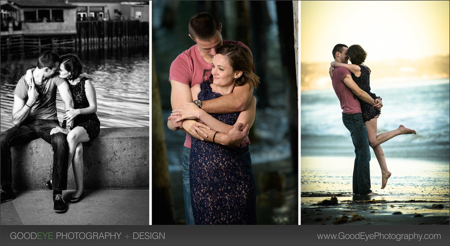 Capitola Beach Engagement Photos - Alexandra and Adam - photography by Bay Area wedding photographer Chris Schmauch www.GoodEyePhotography.com 