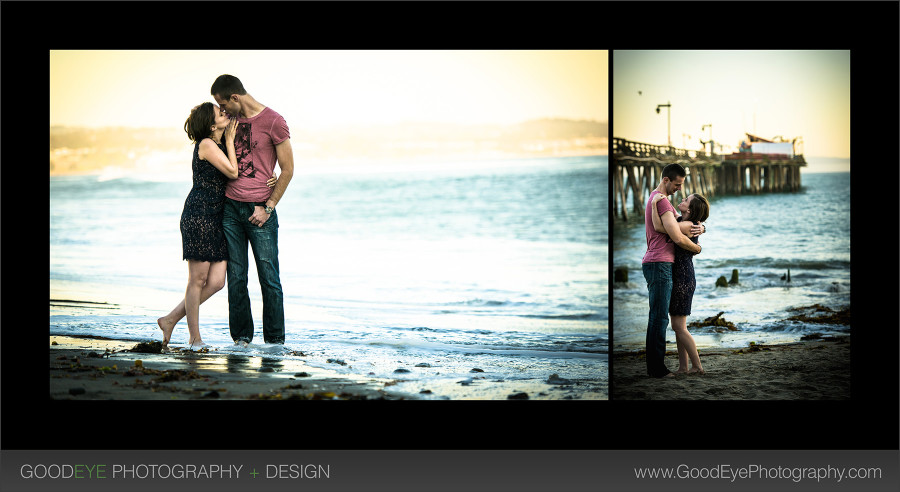 Capitola Beach Engagement Photos - Alexandra and Adam - photography by Bay Area wedding photographer Chris Schmauch www.GoodEyePhotography.com 