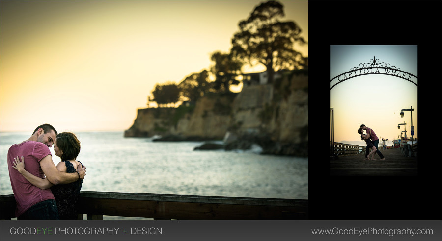 Capitola Beach Engagement Photos - Alexandra and Adam - photography by Bay Area wedding photographer Chris Schmauch www.GoodEyePhotography.com 