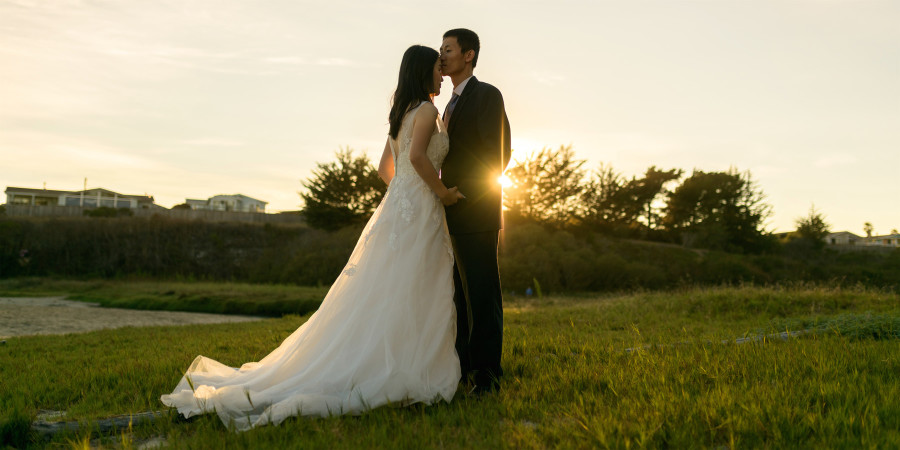 After wedding bridal portrait photography - Henry Cowell, Felton and Natural Bridges, Santa Cruz - by Bay Area wedding photographer Chris Schmauch www.GoodEyePhotography.com 