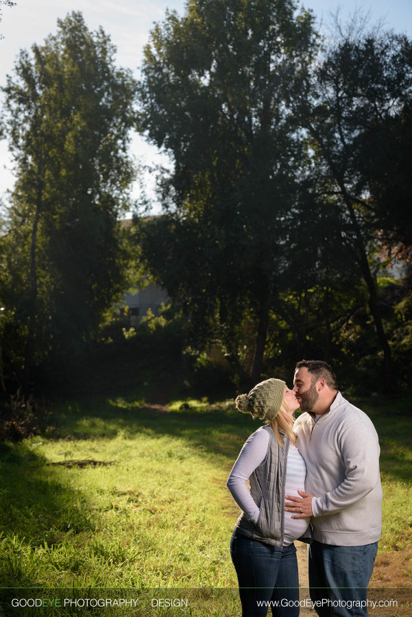 Stevie and Angelo Maternity Photography – Covered Bridge Park, Felton – by Bay Area photographer Chris Schmauch www.GoodEyePhotography.com 