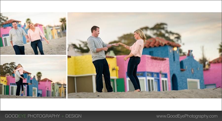 Capitola Beach Engagement Photography - Laurel and Brian - photos by Bay Area engagement photographer Chris Schmauch www.GoodEyePhotography.com 