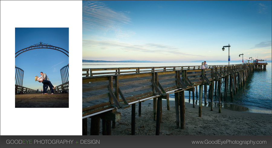 Capitola Beach Engagement Photography - Laurel and Brian - photos by Bay Area engagement photographer Chris Schmauch www.GoodEyePhotography.com 