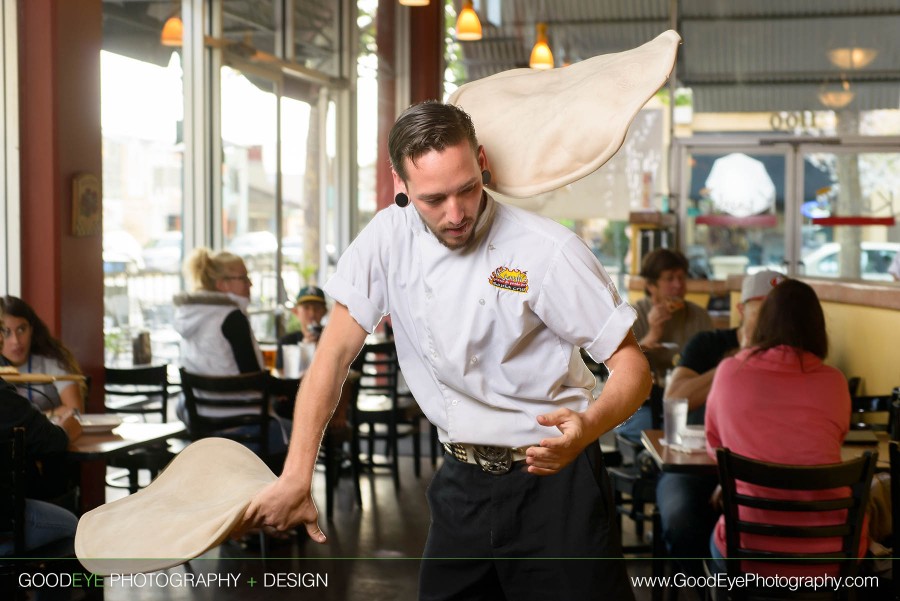 Pizza Dough Slingers - Kianti's Santa Cruz - Photos by Bay Area Restaurant Photographer Chris Schmauch www.GoodEyePhotography.com