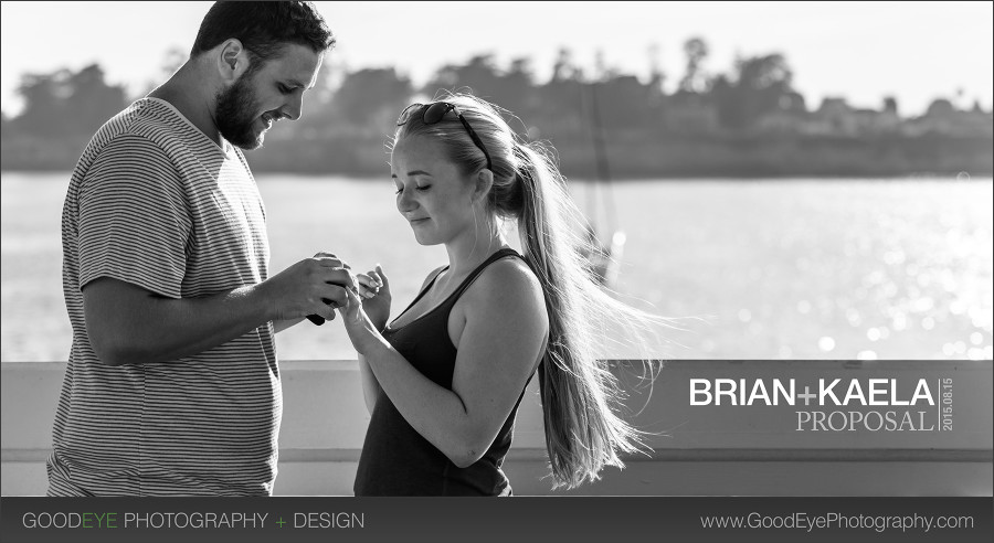 Proposal / Engagement Photos - Santa Cruz Wharf - Brian and Kaela - by Bay Area wedding photographer Chris Schmauch www.GoodEyePhotography.com 