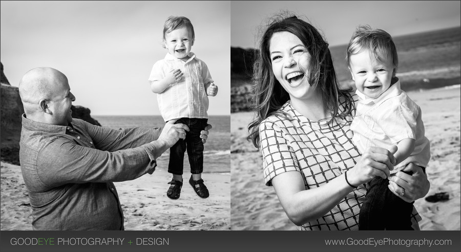 Sunny Cove Beach Family Photos - Santa Cruz - Heather and John - photos by Bay Area family photographer Chris Schmauch www.GoodEyePhotography.com