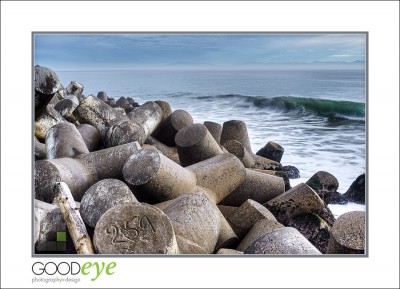 Seabright Beach - Waves Crashing on Cement Blocks, DSC_7455_HDR_web Seabright Beach - Waves Crashing on Cement Blocks, DSC_7455_HDR_web