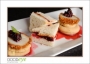 PB&J: Panko Crusted Scallops, Thai Peanut Mashed Potato, Port Gele & Blackberry-Cilantro Compote