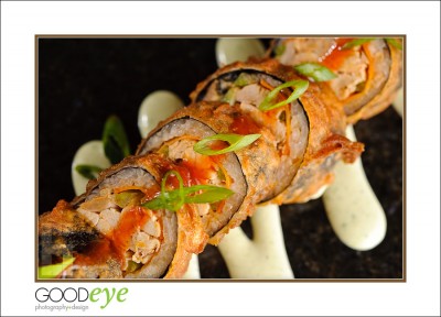 Buffalo Chicken Wing: Roasted Chicken, Celery, Carrot & Blue Cheese Tempura Roll, house-made Buttermilk Ranch Dressing Buffalo Chicken Wing: Roasted Chicken, Celery, Carrot & Blue Cheese Tempura Roll, house-made Buttermilk Ranch Dressing