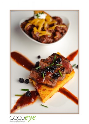 Pork n Beans: Sasparilla-braised Pork, Black-Eyed Pea Cake with Peach & Aneheim Chili Marmalade Pork n Beans: Sasparilla-braised Pork, Black-Eyed Pea Cake with Peach & Aneheim Chili Marmalade