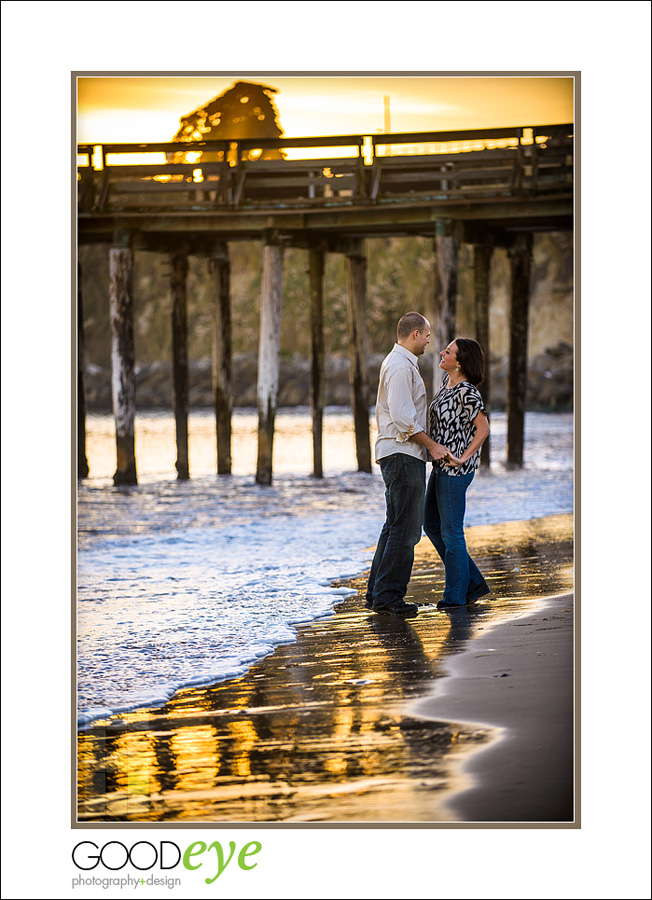 Capitola Beach Engagement Photos