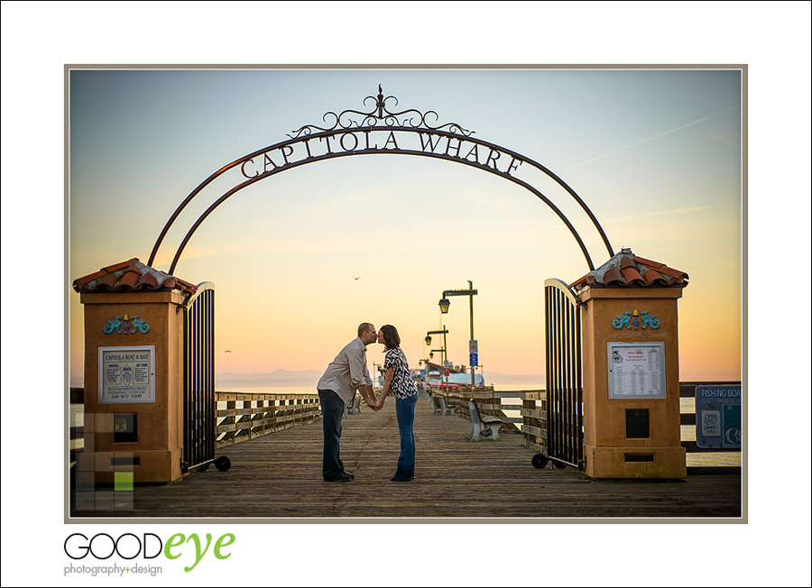 Capitola Beach Engagement Photos