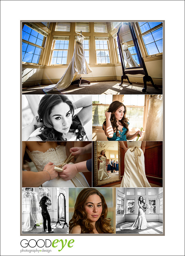 Bride Getting Ready, Dramatic - Kohl Mansion Wedding Photos