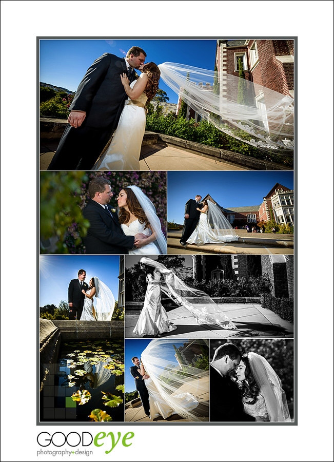 Dramatic bride and groom outdoor portraits - Kohl Mansion Wedding Photos