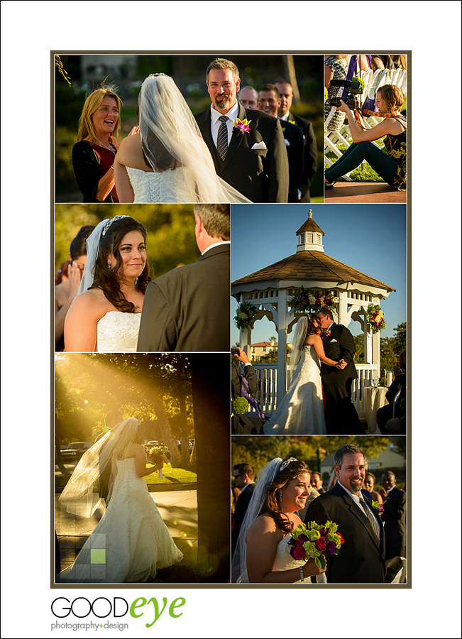 Ceremony at Sunset - Eagle Ridge Wedding Photos
