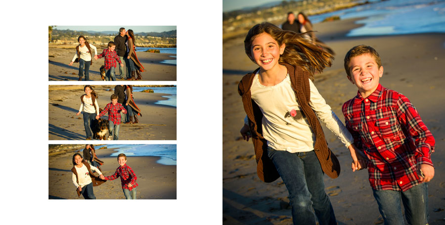 Capitola Family Portraits in a Well-Designed Album