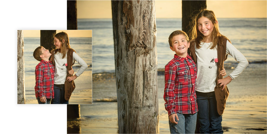 Capitola Family Portraits in a Well-Designed Album