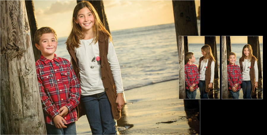 Capitola Family Portraits in a Well-Designed Album