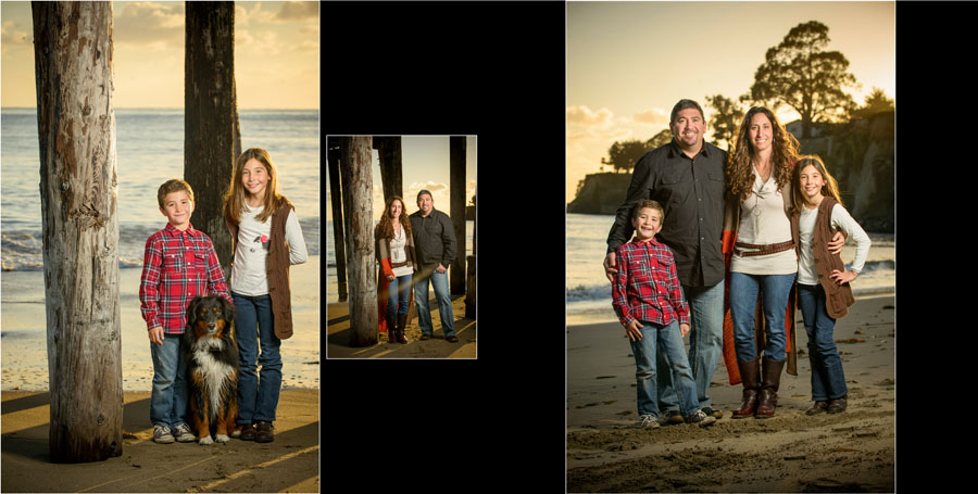 Capitola Family Portraits in a Well-Designed Album