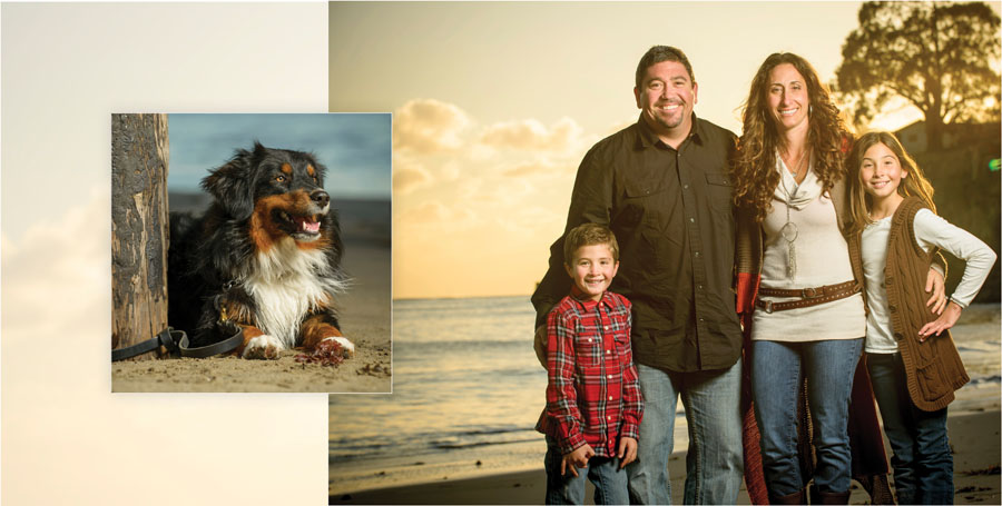 Capitola Family Portraits in a Well-Designed Album