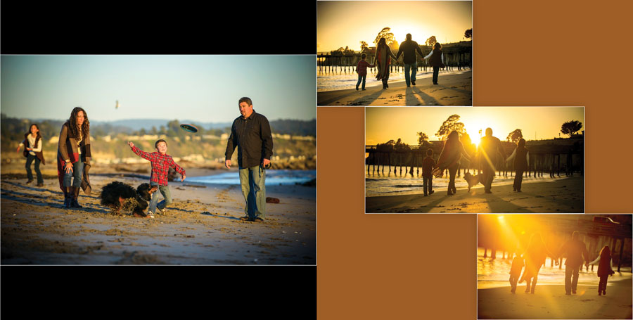 Capitola Family Portraits in a Well-Designed Album